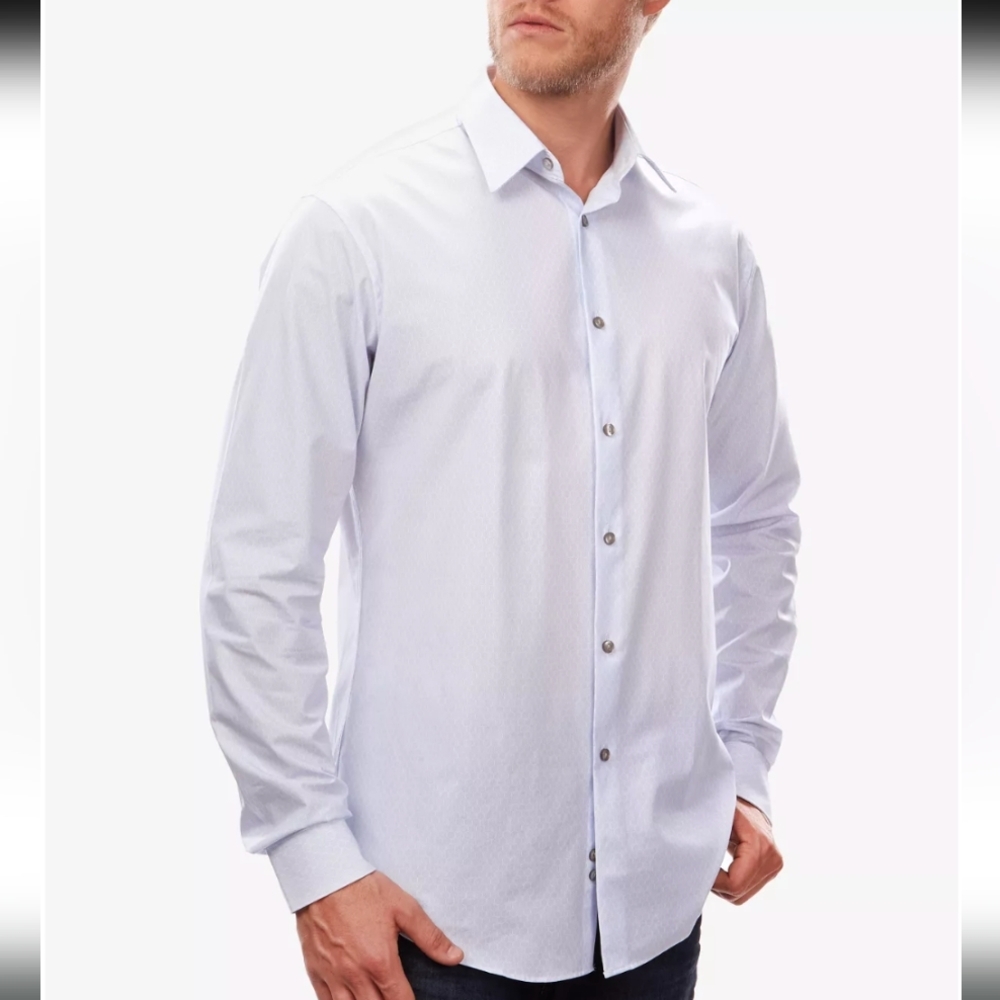 Calvin Klein Steel Slim fit Wrinkle Free Dress Shirt